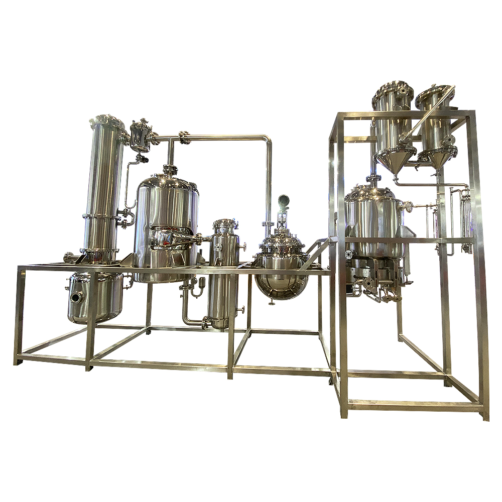 化工制藥食品小型實驗室多功能提取、濃縮、醇沉、回收機組